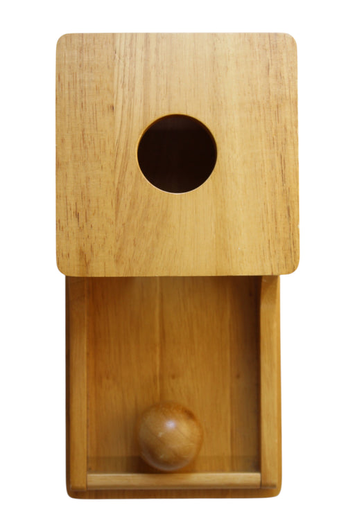 A Brown Wooden Toys from Montessori in size O/S for neutral. (Front View)