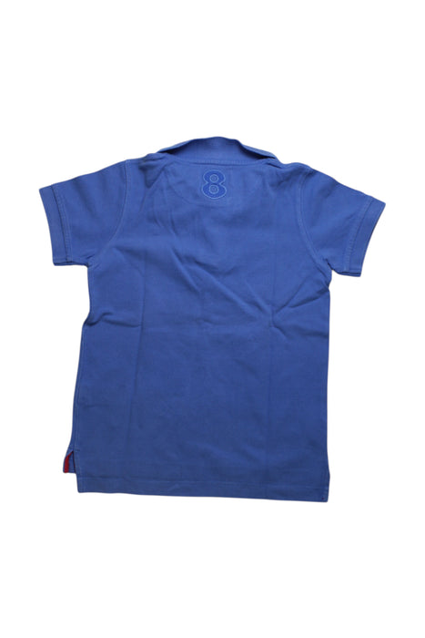 A Blue Short Sleeve Polos from Shanghai Tang in size 4T for boy. (Back View)