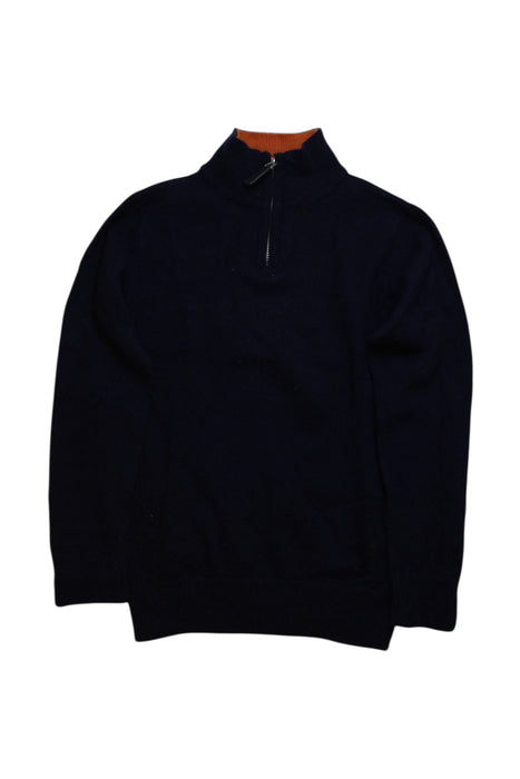 A Navy Knit Sweaters from Shanghai Tang in size 4T for boy. (Front View)