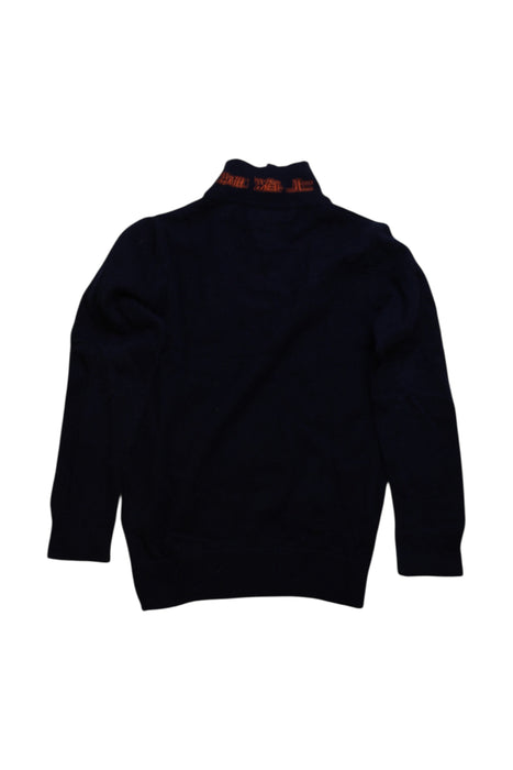 A Navy Knit Sweaters from Shanghai Tang in size 4T for boy. (Back View)