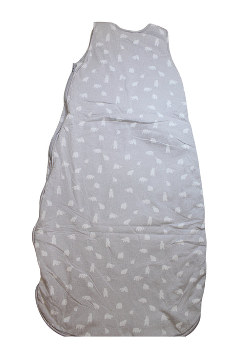 A Grey Sleepsacs from The Little White Company in size 3T for neutral. (Back View)