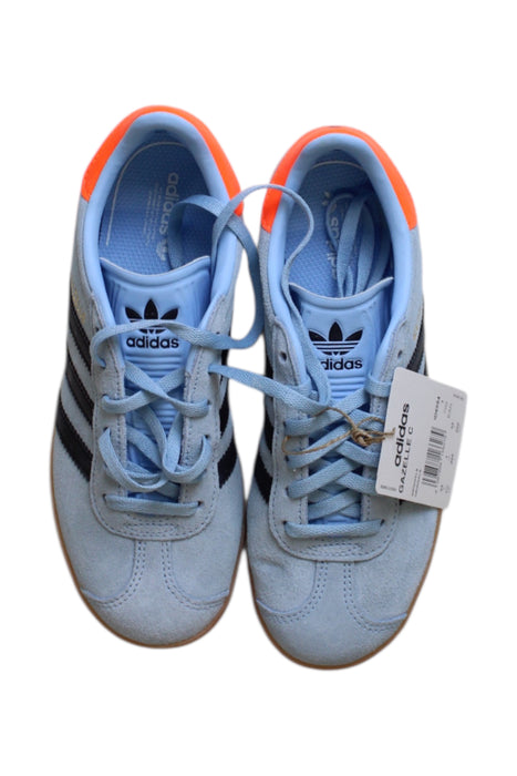 A Blue Sneakers from Adidas in size 3-6M for boy. (Back View)