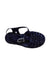 A Blue Sandals from Meduse in size 6T for girl. (Front View)