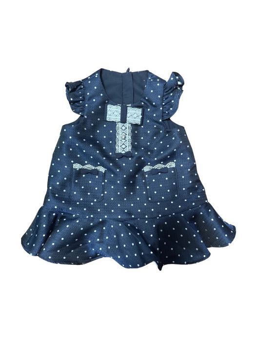 A Navy Sleeveless Dresses from Nicholas & Bears in size 6-12M for girl. (Front View)