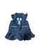 A Navy Sleeveless Dresses from Nicholas & Bears in size 6-12M for girl. (Front View)