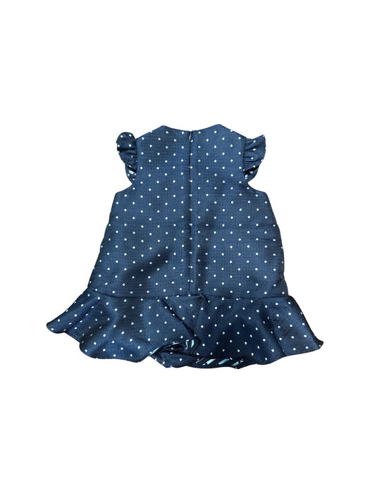 A Navy Sleeveless Dresses from Nicholas & Bears in size 6-12M for girl. (Back View)