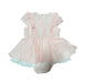 A Pink Sleeveless Rompers from Nicholas & Bears in size 6-12M for girl. (Back View)