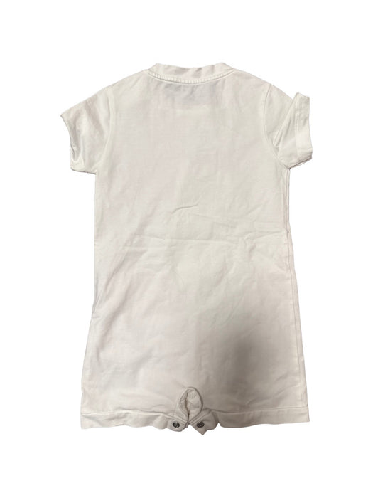 A White Short Sleeve Rompers from Nicholas & Bears in size 6-12M for boy. (Back View)