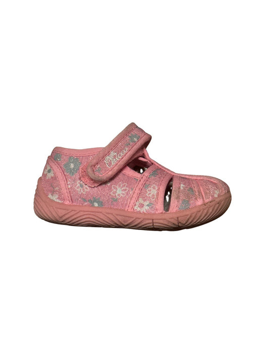 A Pink Sandals from Chicco in size 12-18M for girl. (Back View)