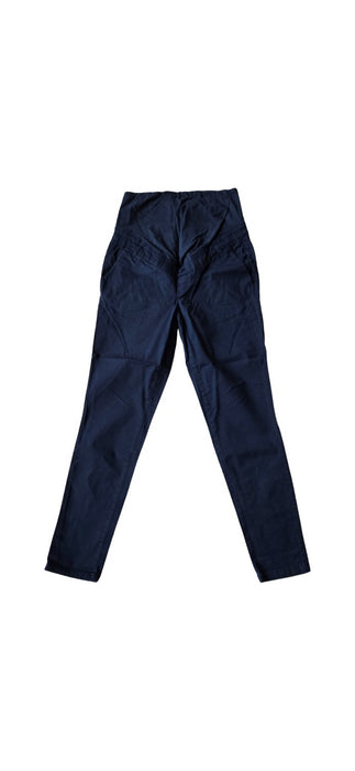 A Navy Casual Pants from Vertbaudet in size Maternity-M for maternity. (Front View)