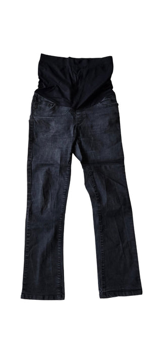 A Black Casual Pants from Seraphine in size Maternity-M for maternity. (Front View)