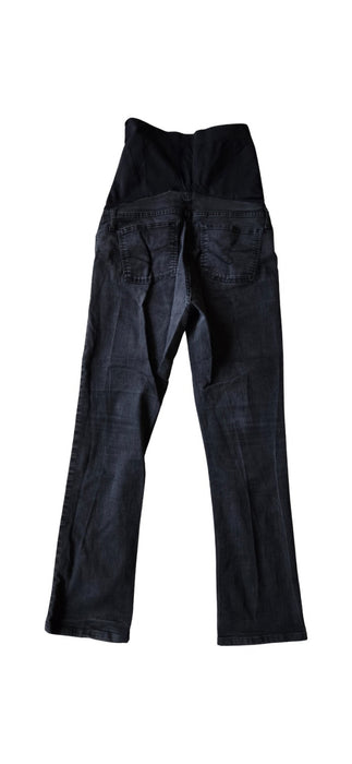 A Black Casual Pants from Seraphine in size Maternity-M for maternity. (Back View)