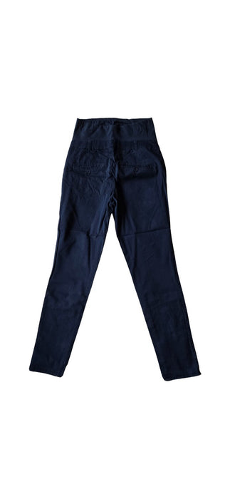 A Navy Casual Pants from Vertbaudet in size Maternity-M for maternity. (Back View)