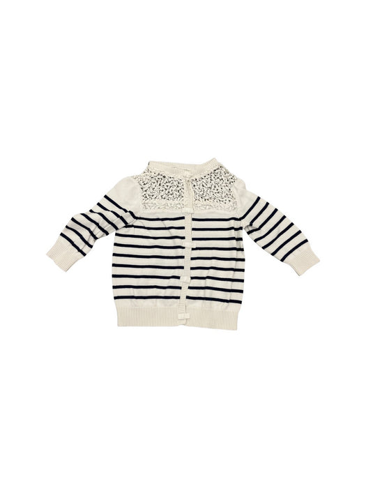 A White Cardigans from Nicholas & Bears in size 3T for girl. (Front View)