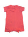 A Pink Short Sleeve Rompers from Nike in size 0-3M for girl. (Back View)