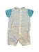 A Blue Short Sleeve Rompers from Chickeeduck in size 6-12M for boy. (Back View)