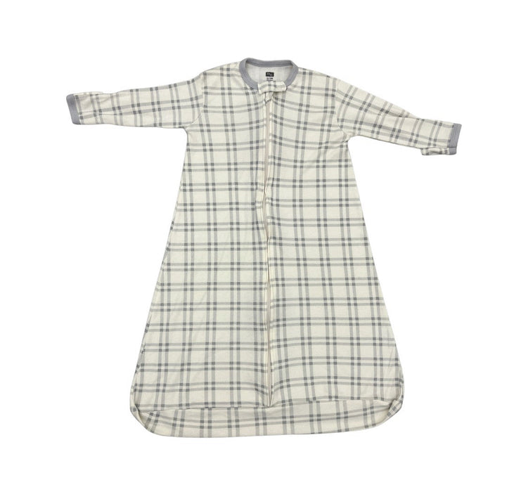 A White Sleepsacs from Hudson Baby in size 12-18M for neutral. (Back View)