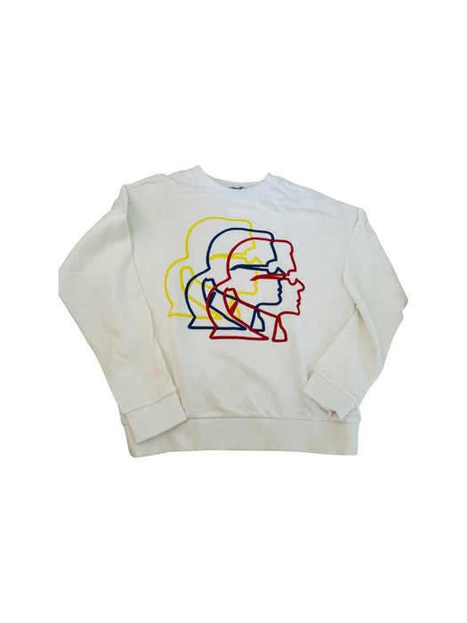 A White Crewneck Sweatshirts from Karl Lagerfeld in size 12Y for neutral. (Front View)