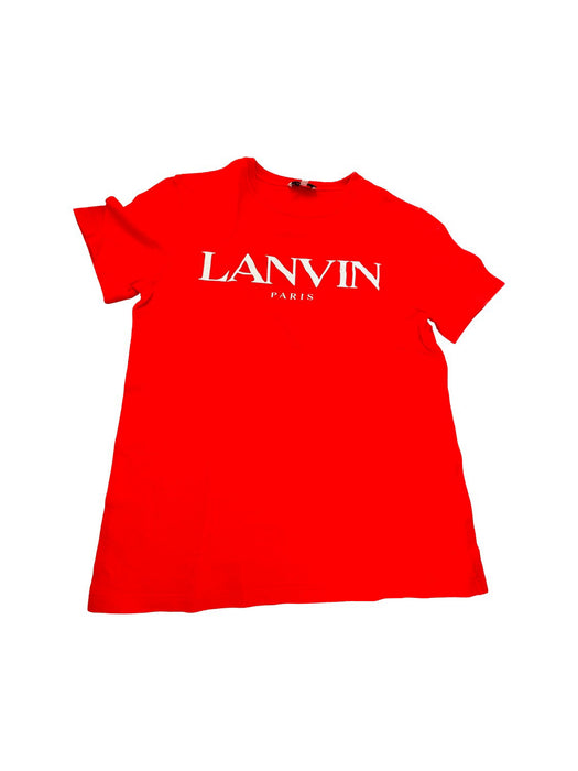 A Red Short Sleeve T Shirts from Lanvin Petite in size 14Y for neutral. (Front View)