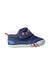 A Blue Booties from Miki House in size 18-24M for boy. (Front View)