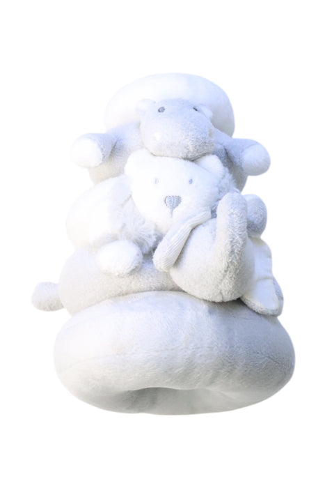 A White Soft Toys from The Little White Company in size O/S for neutral. (Front View)
