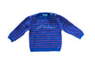 A Blue Knit Sweaters from Bout'Chou in size 12-18M for boy. (Front View)
