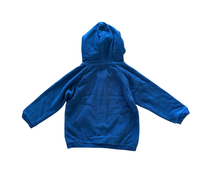 A Blue Hooded Sweatshirts from Petit Bateau in size 12-18M for neutral. (Back View)