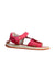 A Pink Sandals from Camper in size 3T for girl. (Front View)