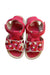 A Pink Sandals from Camper in size 3T for girl. (Back View)