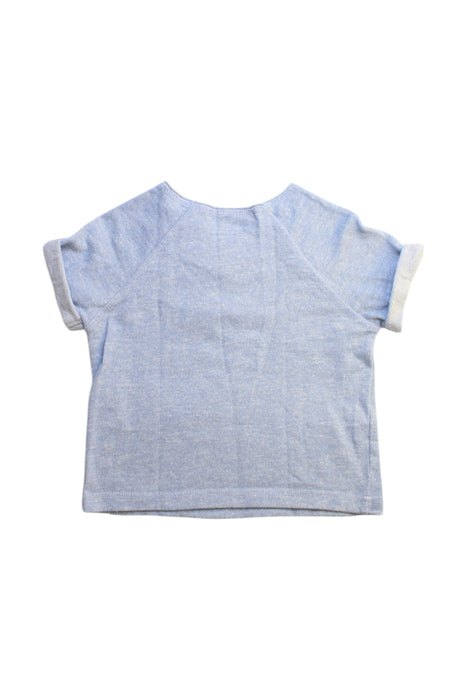 A Blue Short Sleeve Tops from Gingersnaps in size 4T for girl. (Back View)