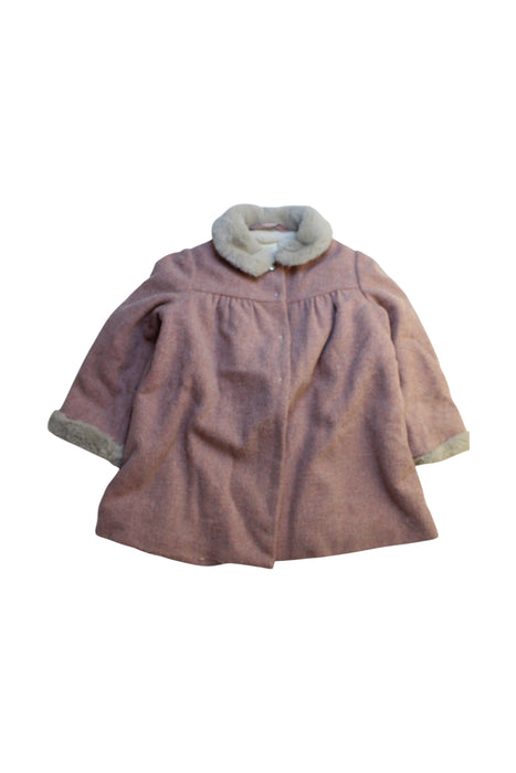 A Pink Coats from Nanos in size 4T for girl. (Front View)