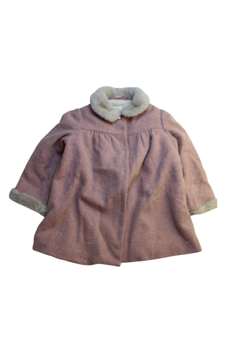 A Pink Coats from Nanos in size 4T for girl. (Front View)