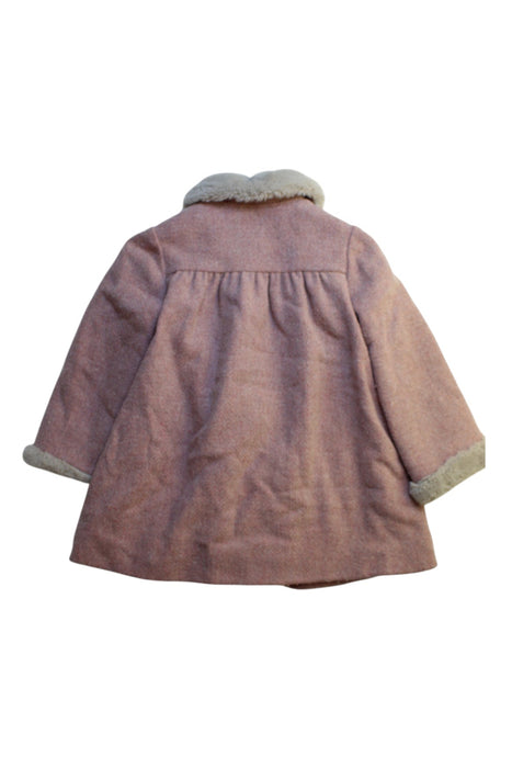A Pink Coats from Nanos in size 4T for girl. (Back View)