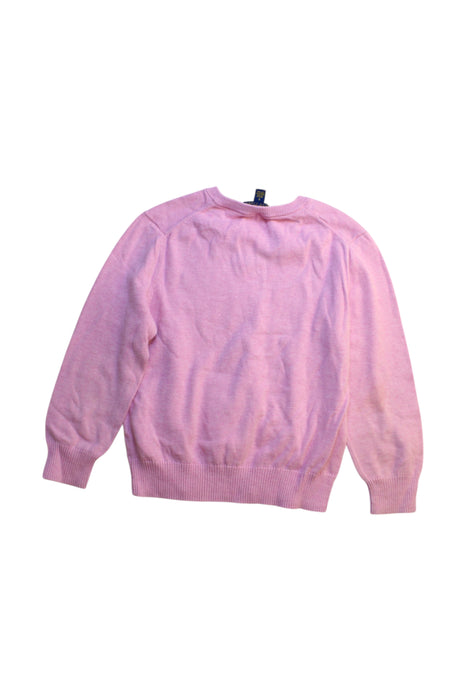 A Pink Knit Sweaters from Polo Ralph Lauren in size 5T for girl. (Back View)