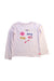 A Pink Long Sleeve T Shirts from Billieblush in size 6T for girl. (Front View)