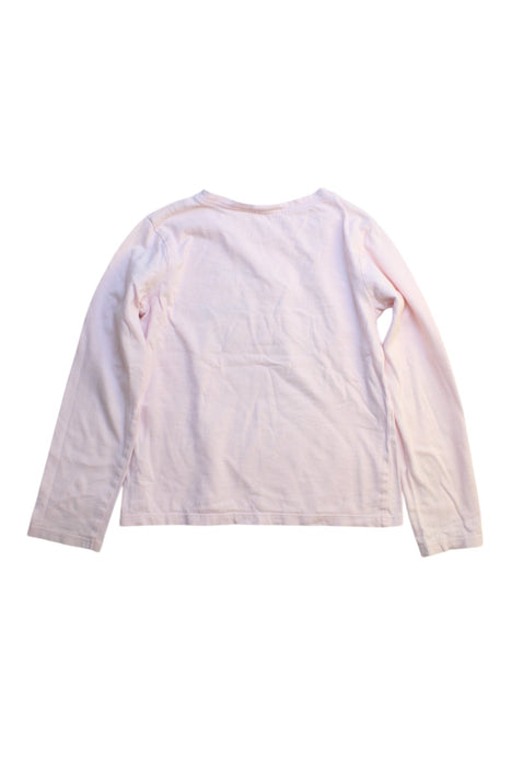 A Pink Long Sleeve T Shirts from Billieblush in size 6T for girl. (Back View)
