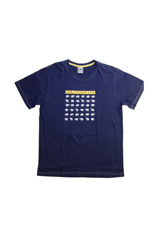 A Navy Short Sleeve T Shirts from Jim Thompson in size 10Y for boy. (Front View)