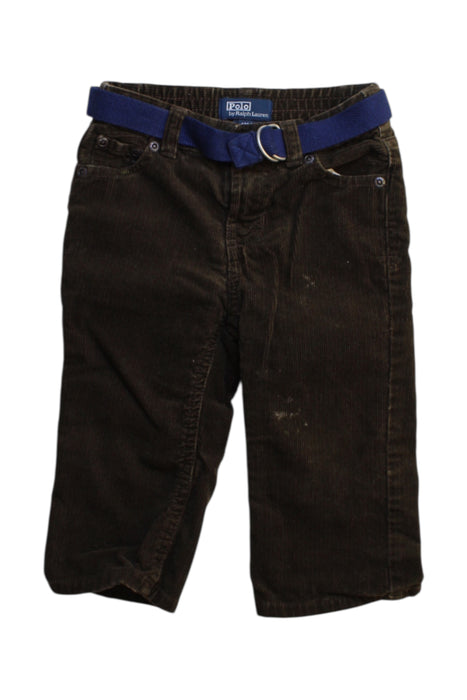 A Brown Casual Pants from Polo Ralph Lauren in size 12-18M for boy. (Front View)