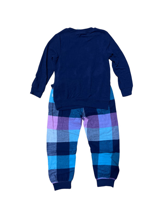A Navy Pyjama Sets from Petasil in size 6T for girl. (Back View)