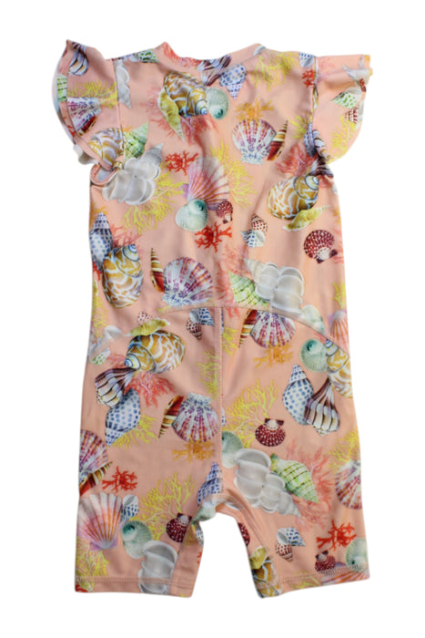 A Multicolour Short Sleeve Rompers from Molo in size 4T for girl. (Back View)