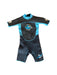 A Black Wetsuits from Aquasport in size 10Y for neutral. (Front View)