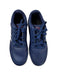 A Navy Sneakers from Adidas in size 7Y for boy. (Back View)