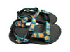 A Black Sandals from Teva in size 7Y for neutral. (Back View)