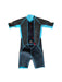 A Black Wetsuits from Aquasport in size 10Y for neutral. (Back View)