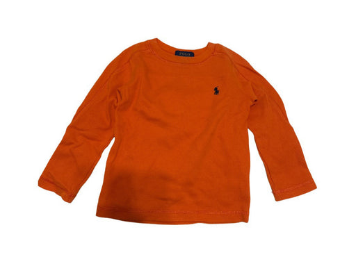 A Orange Long Sleeve T Shirts from Polo Ralph Lauren in size 2T for boy. (Front View)