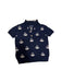 A Navy Short Sleeve Polos from Nicholas & Bears in size 12-18M for boy. (Front View)