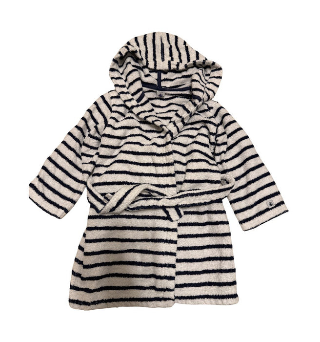 A White Sleepwear Bathrobes from Petit Bateau in size 3T for neutral. (Front View)