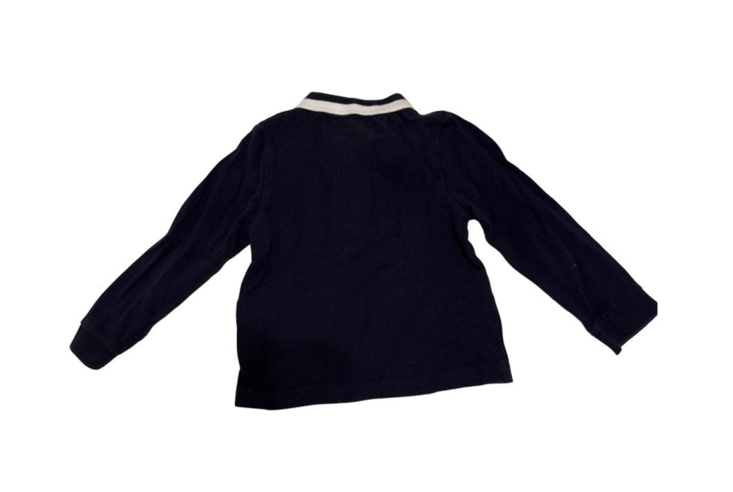 A Navy Long Sleeve Shirts from Jacadi in size 3T for boy. (Back View)