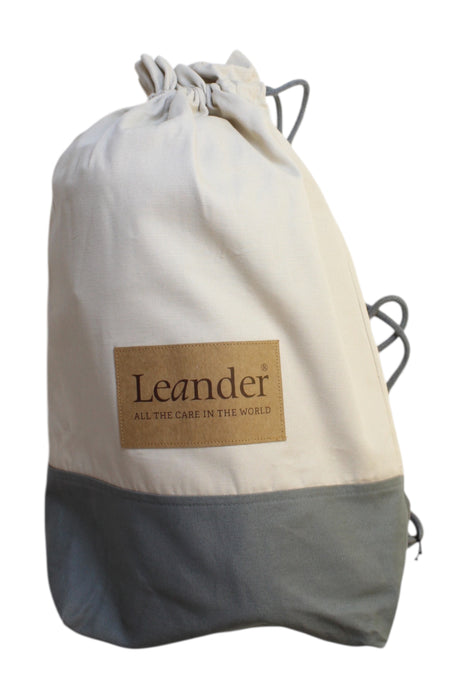 A White Crib Bumpers from Leander in size O/S for neutral. (Back View)