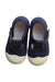 A Navy Flats from Jacadi in size 12-18M for girl. (Back View)